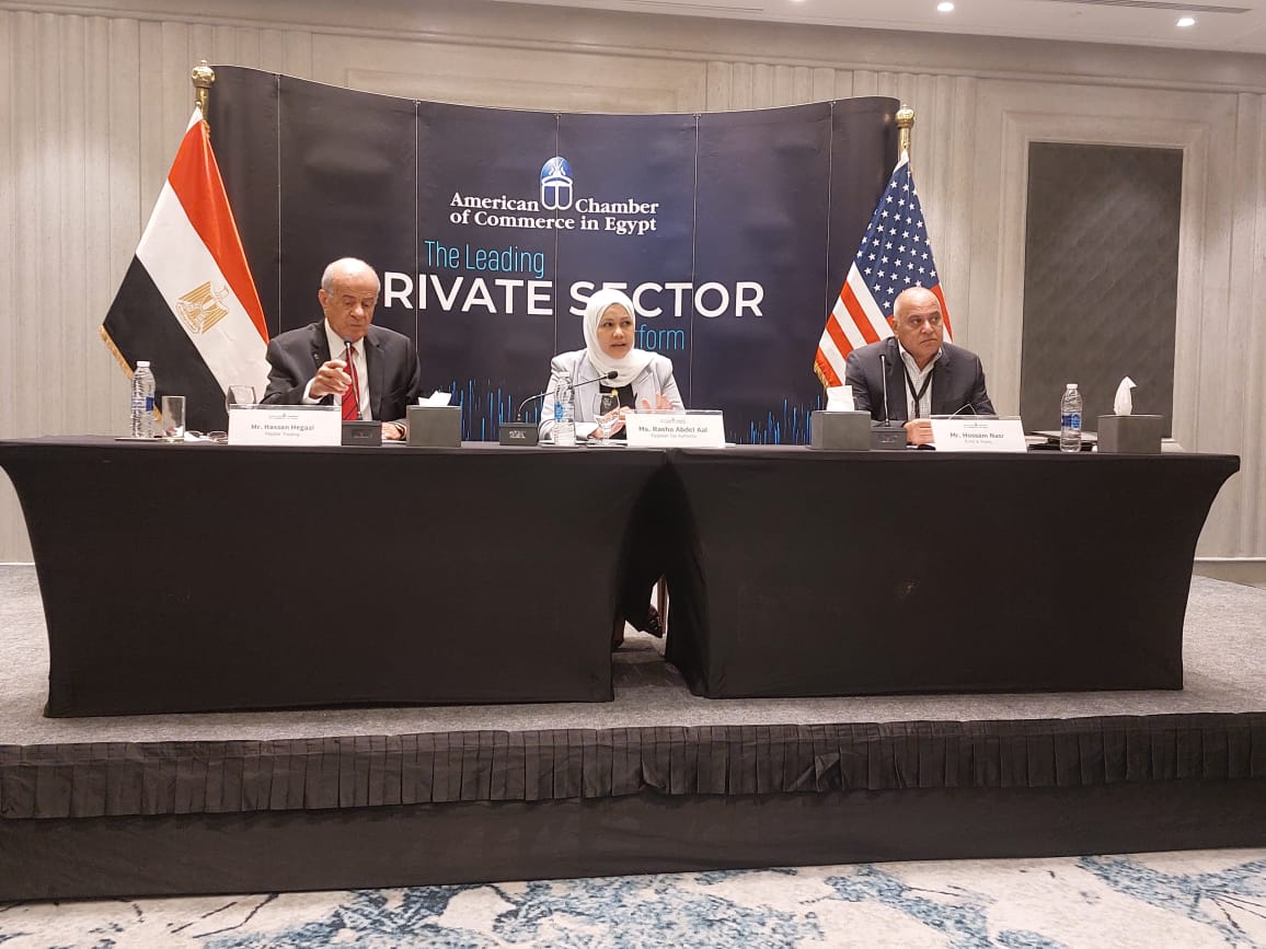 لقاء الغرفة التجارية الأمريكية مع مصلحة الضرائب المصرية